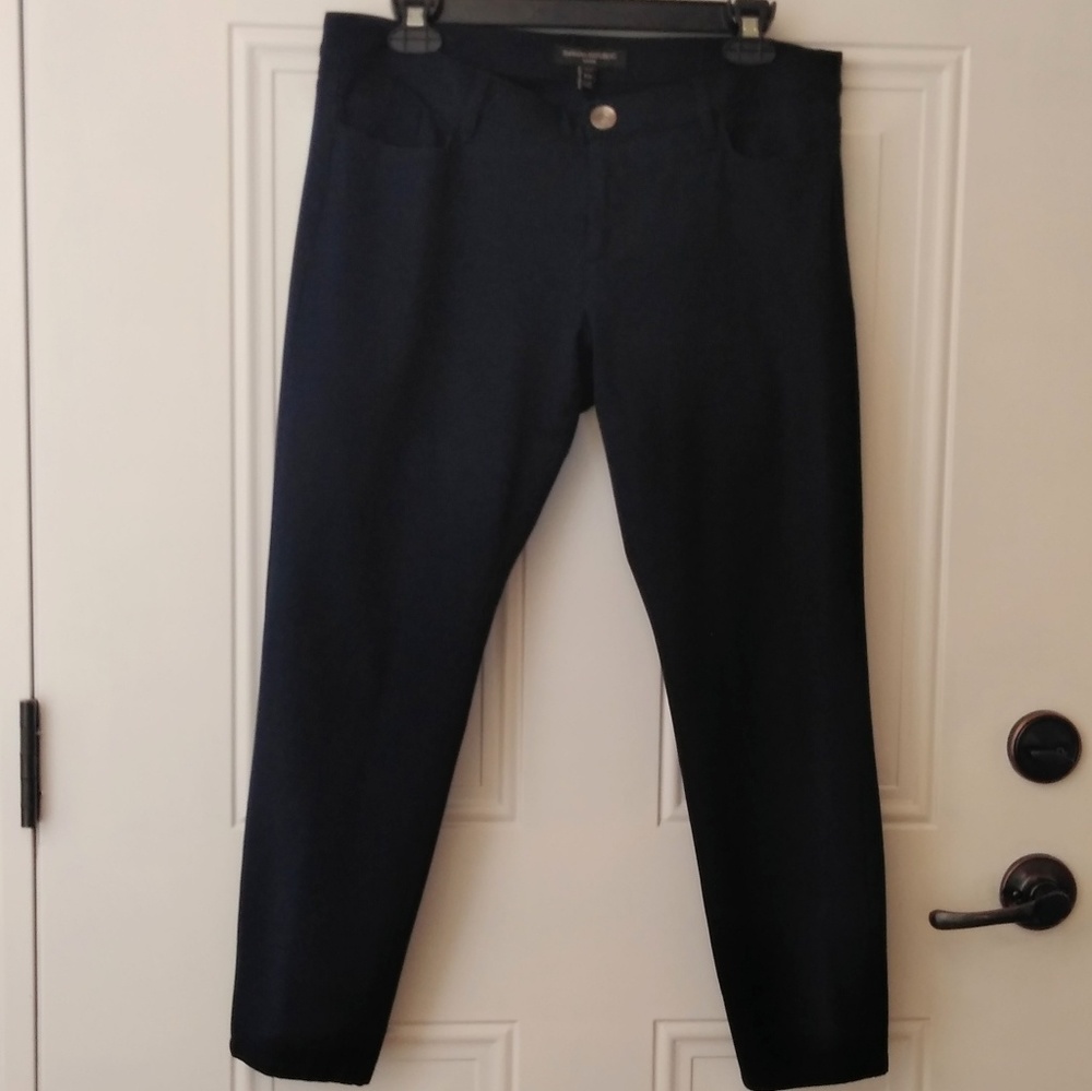 Banana Republic Sloan Skinny-Fit Pant Navy EUC